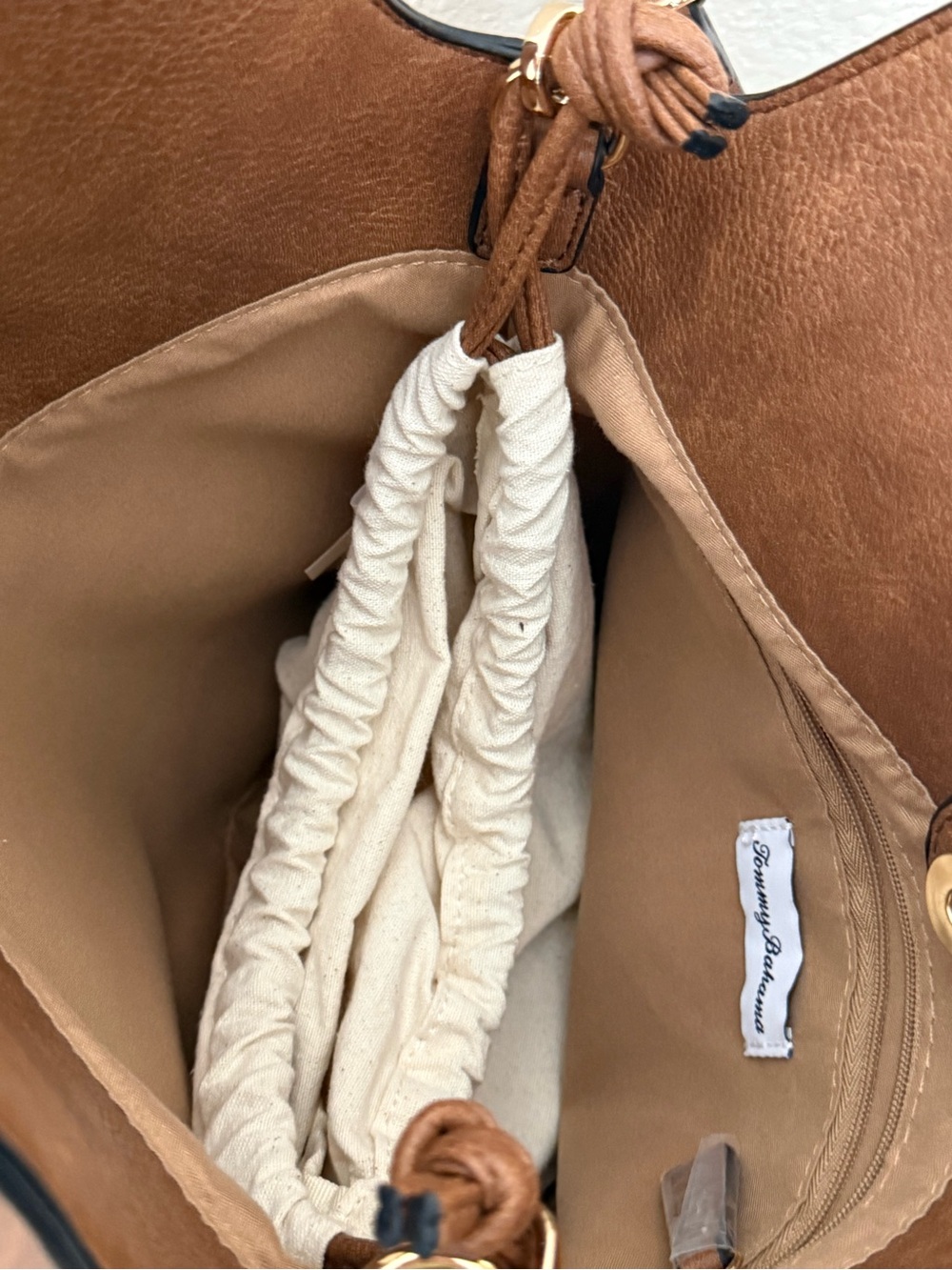 Tommy Bahama Straw Bucket Crossbody Bag Purse Removable Pouch - Picture 6 of 6